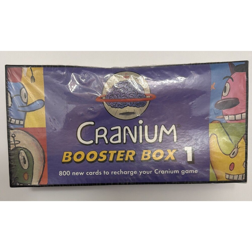Cranium Booster Box 1 Board Game 800 New Cards To Recharge Card Game NEW Sealed